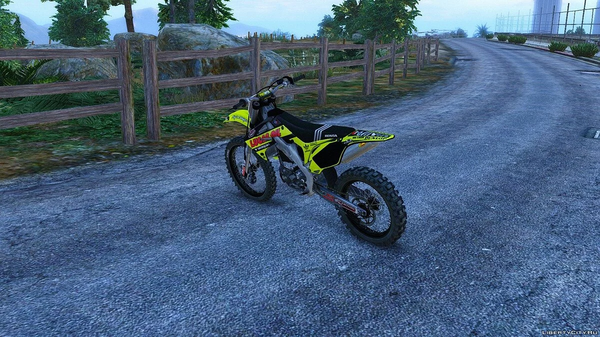 2009 Honda CR450R - Lucas Oil Yellow / GTA 5