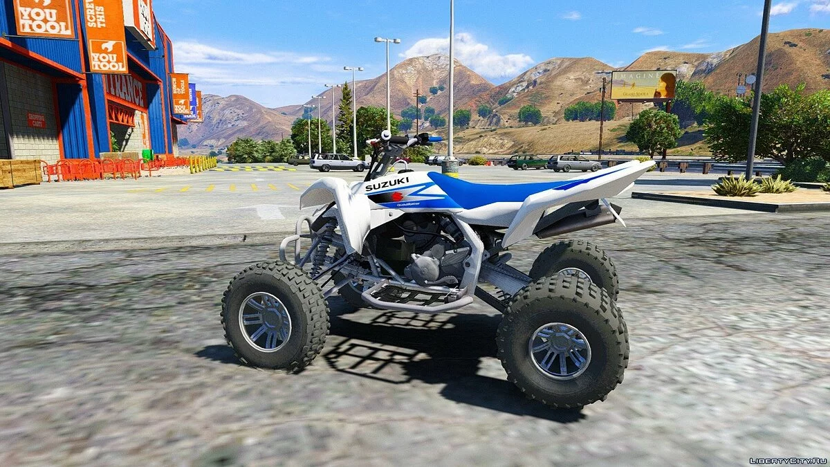 2009 Suzuki LTR 450 - White / GTA 5