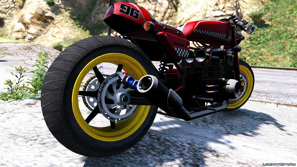 Honda CB750 Cafe Racer [Animated] 1.0 / GTA 5