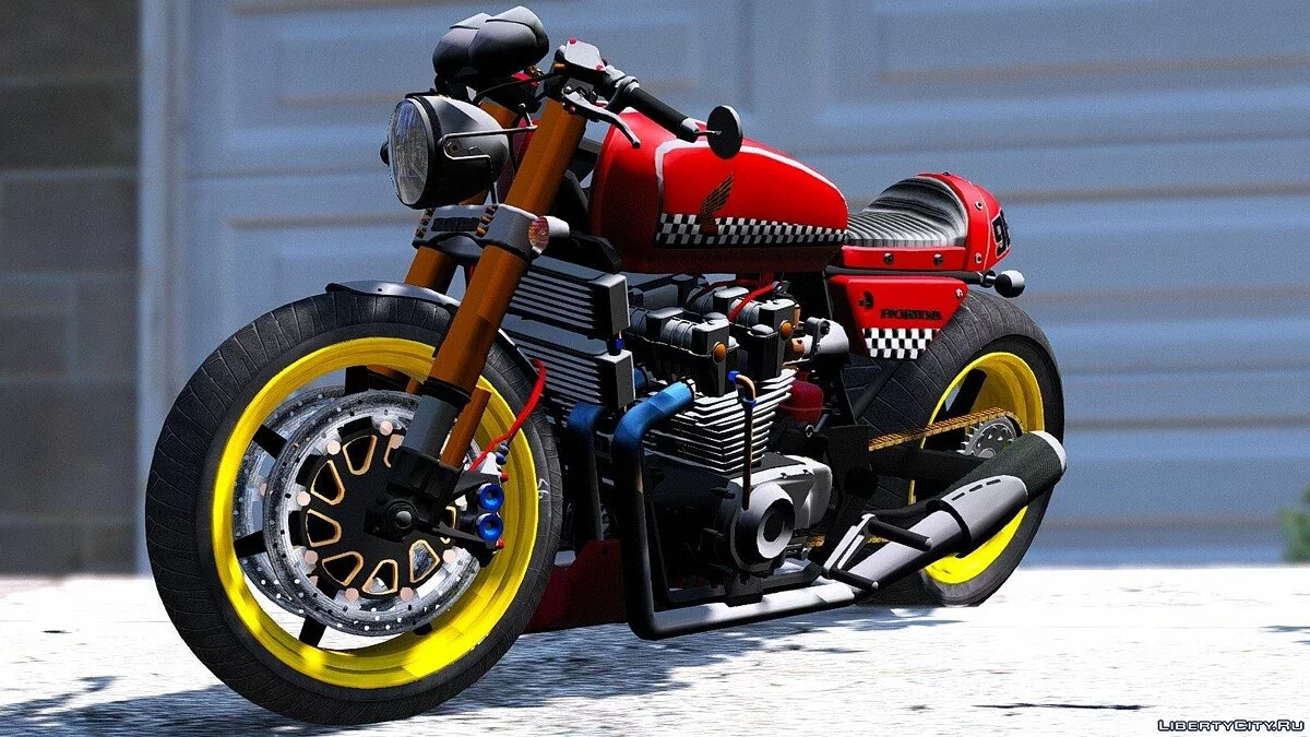 Honda CB750 Cafe Racer [Animated] 1.0 / GTA 5