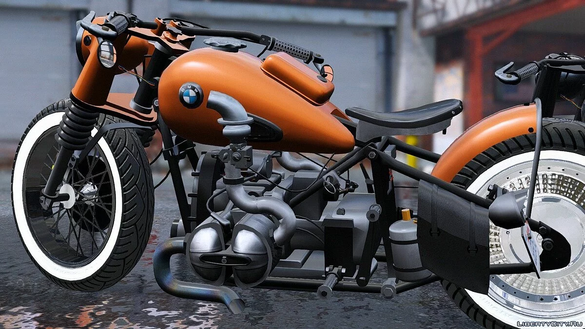 BMW R-75 Bobber [Animated | Replace] 1.0 / GTA 5