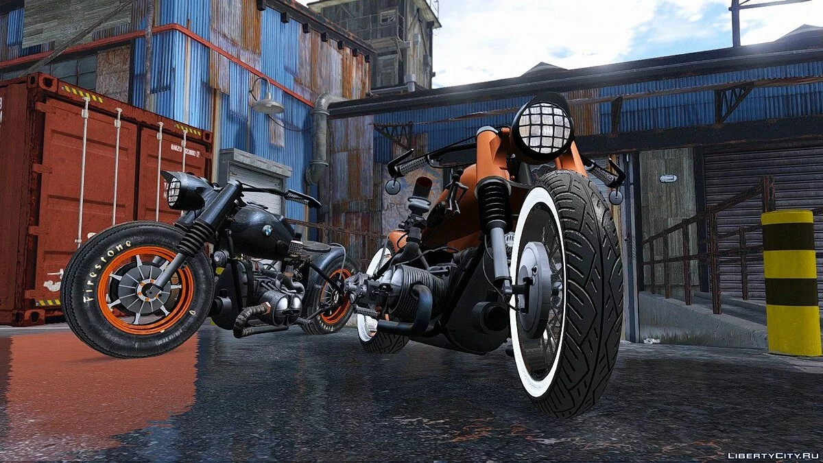 BMW R-75 Bobber [Animated | Replace] 1.0 / GTA 5