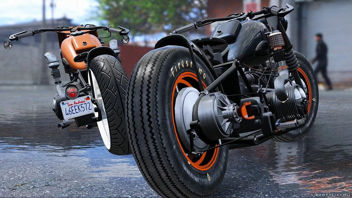 BMW R-75 Bobber [Animated | Replace] 1.0 / GTA 5