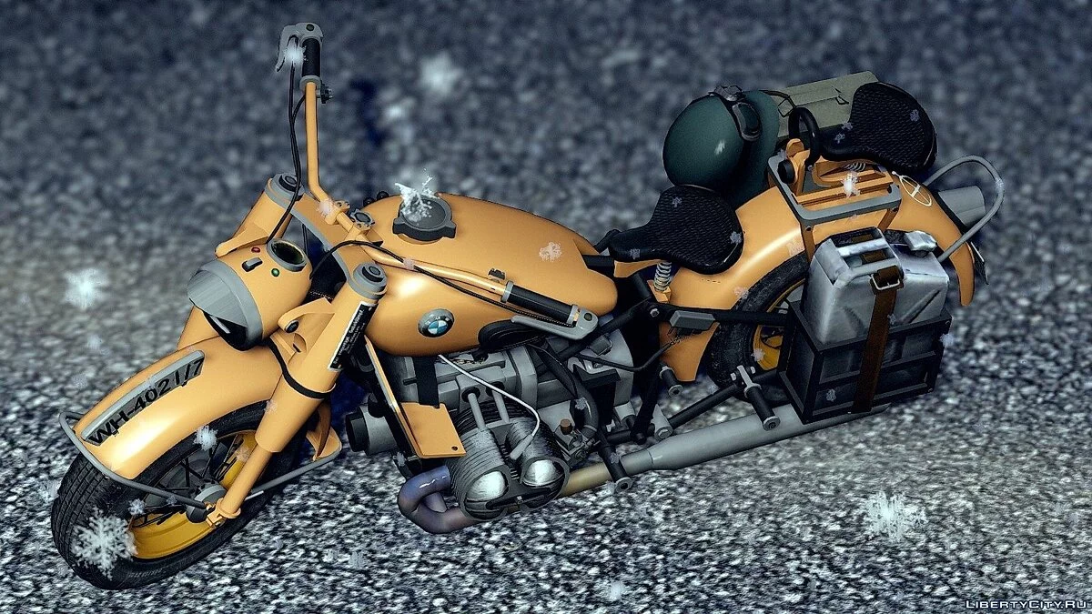 BMW R-75 War Version [ANIMATED/REPLACE] 1.0 / GTA 5