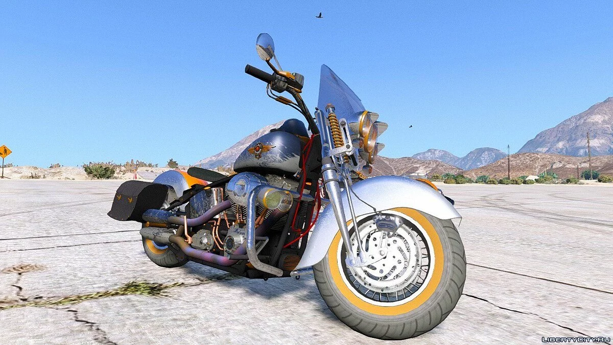 Harley Davidson Fat Boy Lo Vintage [Add-On / Replace | Animated] 2.0 / GTA 5