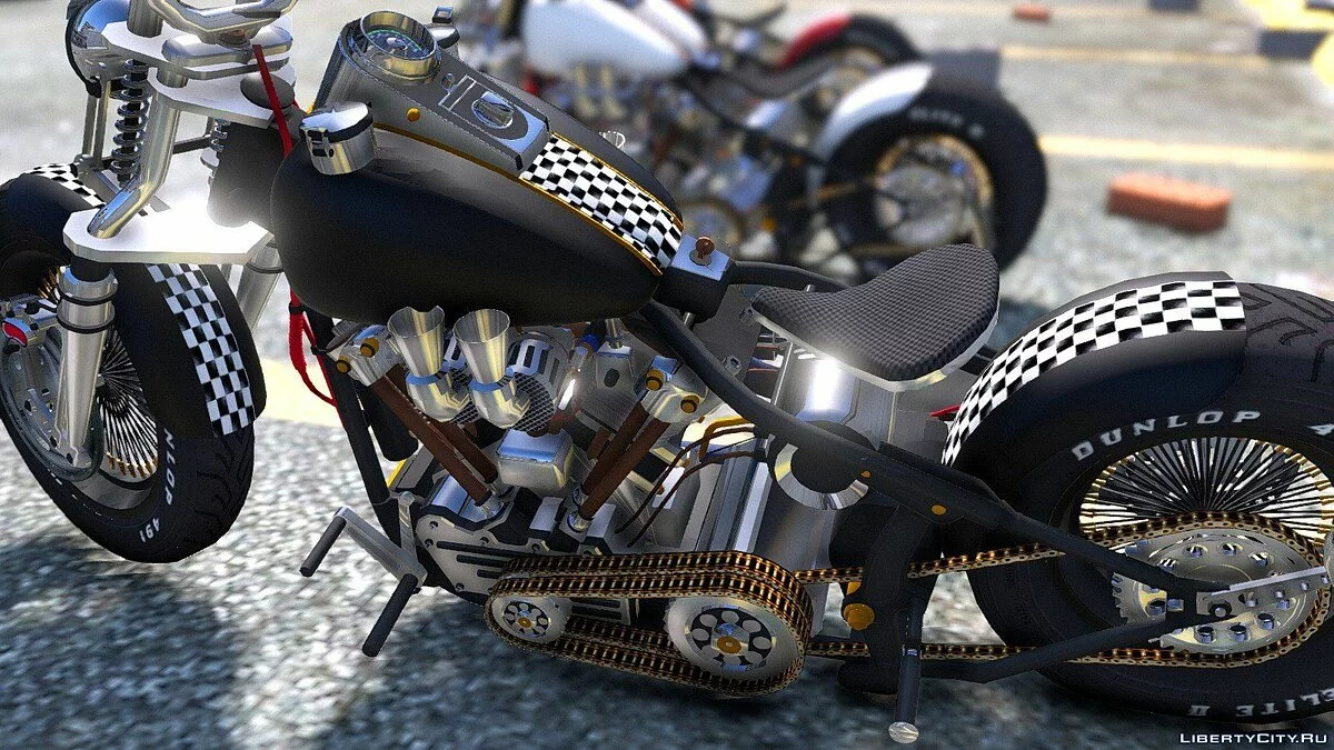 Harley-Davidson Knucklehead [Animated | Replace] 2.0 / GTA 5