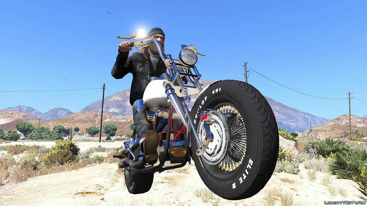 Harley-Davidson Knucklehead [Animated | Replace] 2.0 / GTA 5