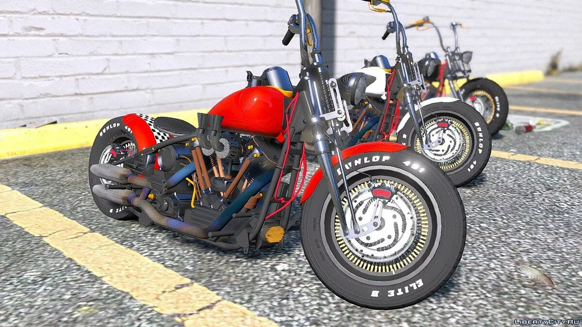 Harley-Davidson Knucklehead [Animated | Replace] 2.0 / GTA 5