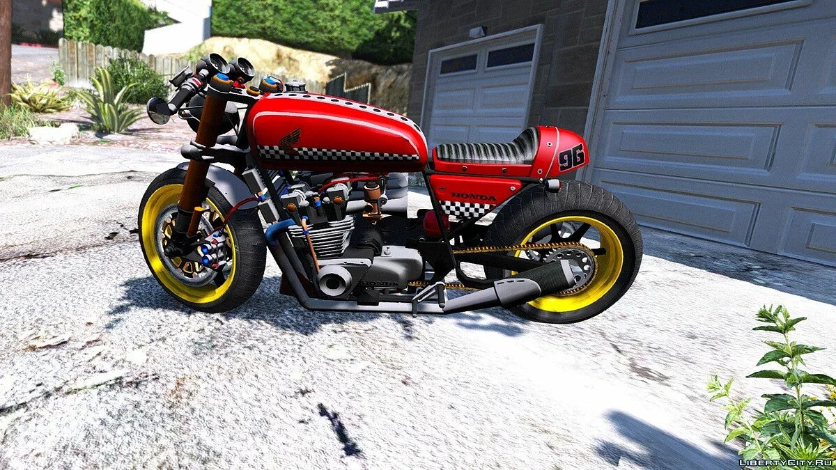 Honda CB750 Cafe Racer [Animated] 2.0 / GTA 5