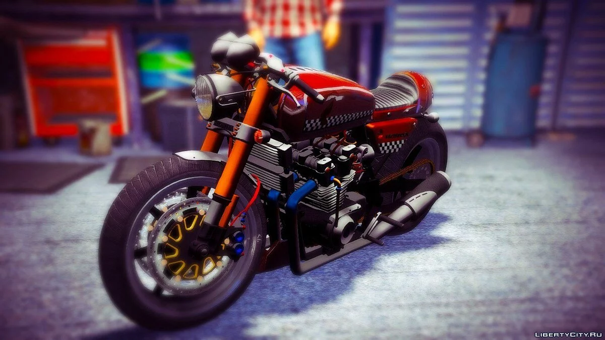 Honda CB750 Cafe Racer [Animated] 2.0 / GTA 5