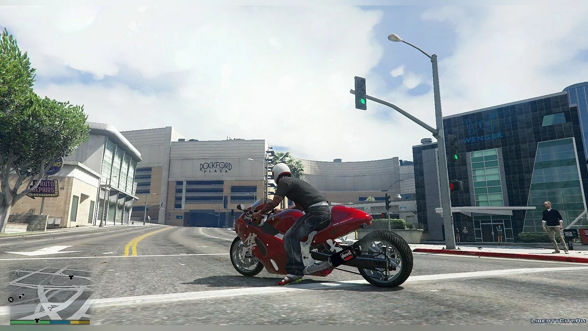 Suzuki Hyabusa Drag Bike 1.0 / GTA 5
