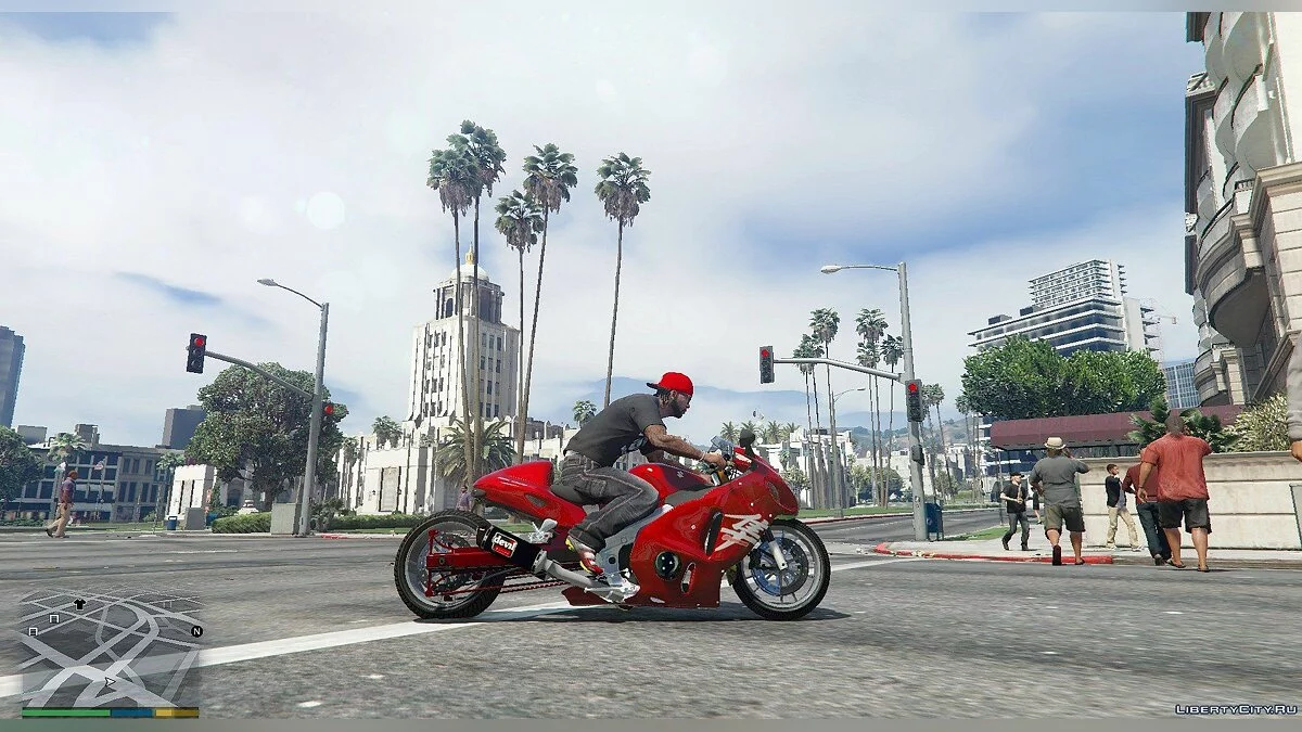 Suzuki Hyabusa Drag Bike 1.0 / GTA 5
