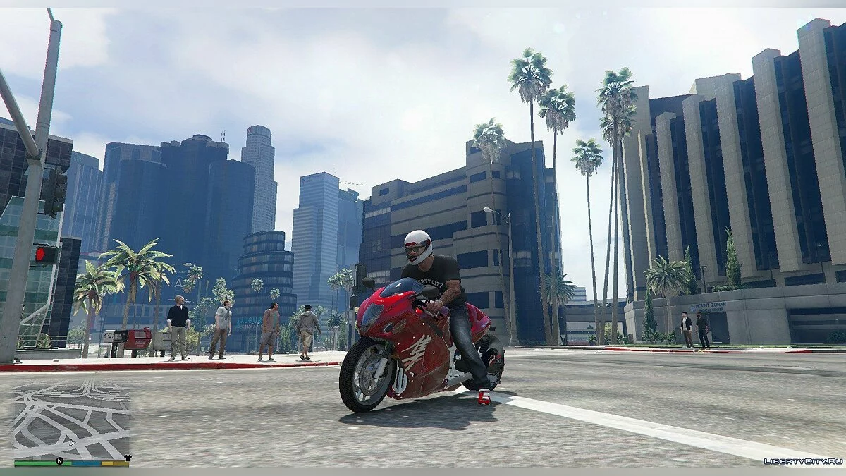 Suzuki Hyabusa Drag Bike 1.0 / GTA 5