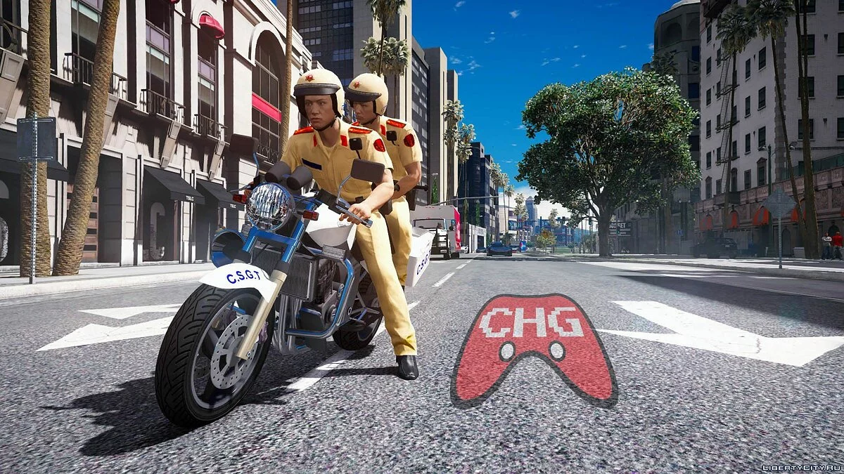 Vietnam Traffic Control Police Bike [Add-On] 1.0 / GTA 5