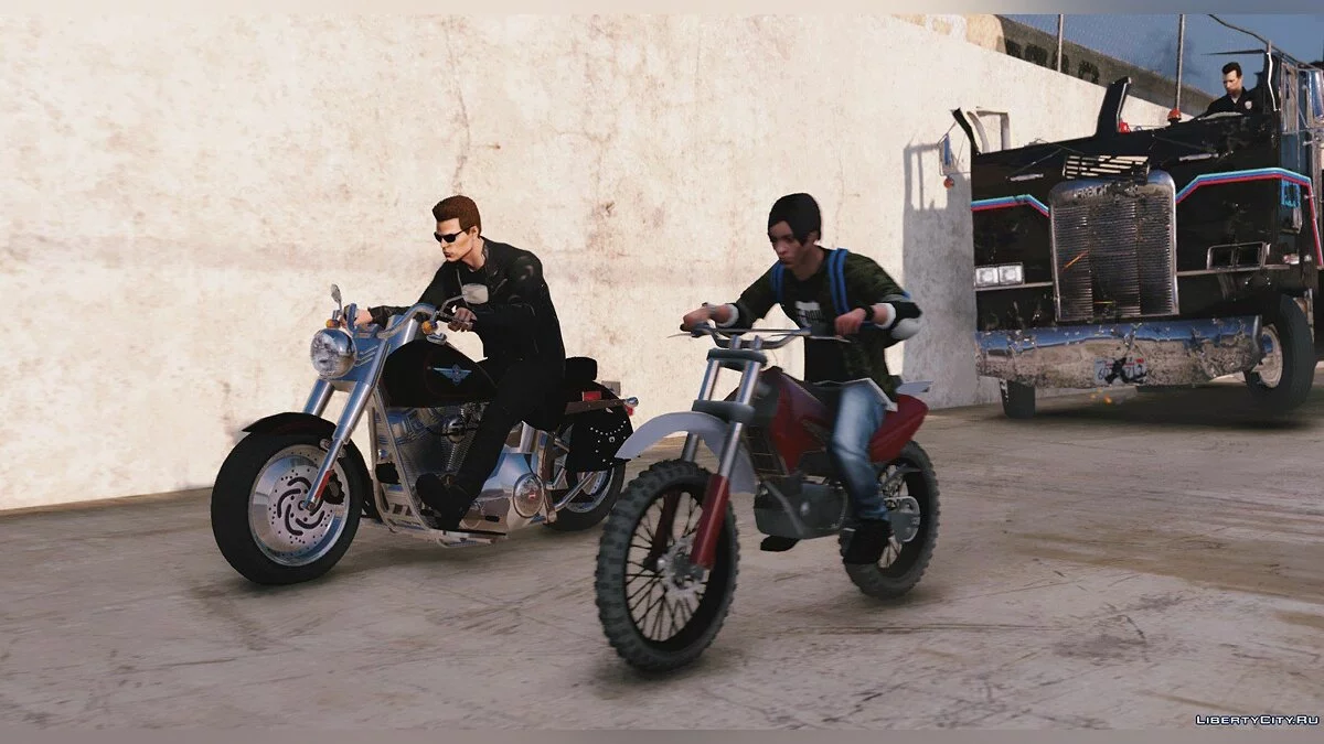Harley Davidson Fat Boy T-2 1.0 / GTA 5