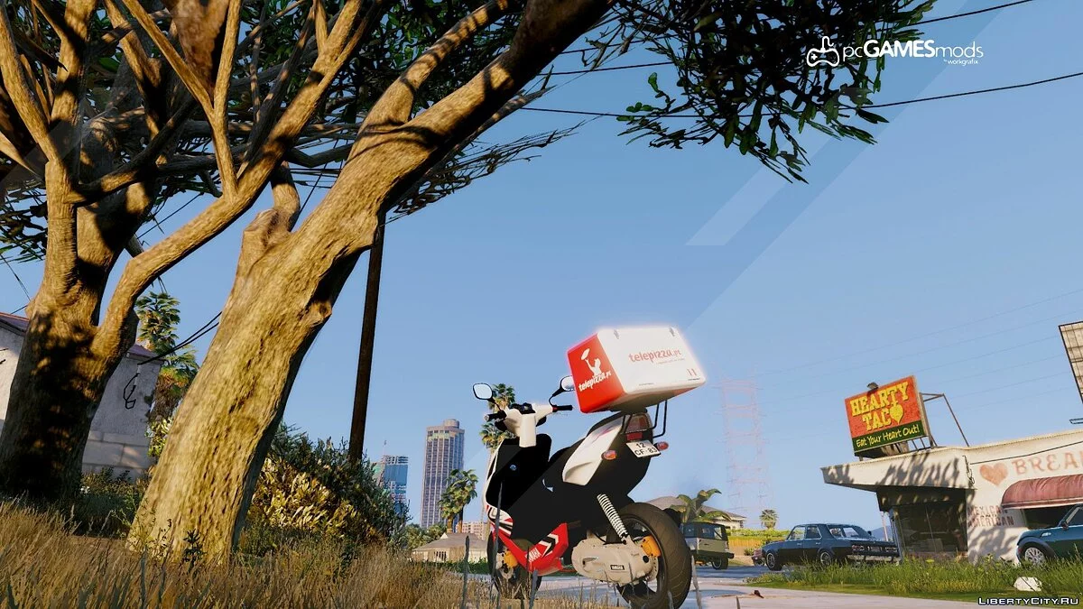 Portuguese Delivery Pizzas and Mail - Yamaha Aerox´50 [ Replace] 1.0 / GTA 5