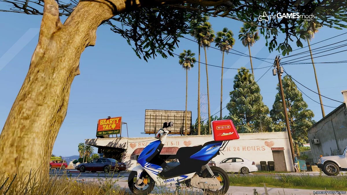 Portuguese Delivery Pizzas and Mail - Yamaha Aerox´50 [ Replace] 1.0 / GTA 5