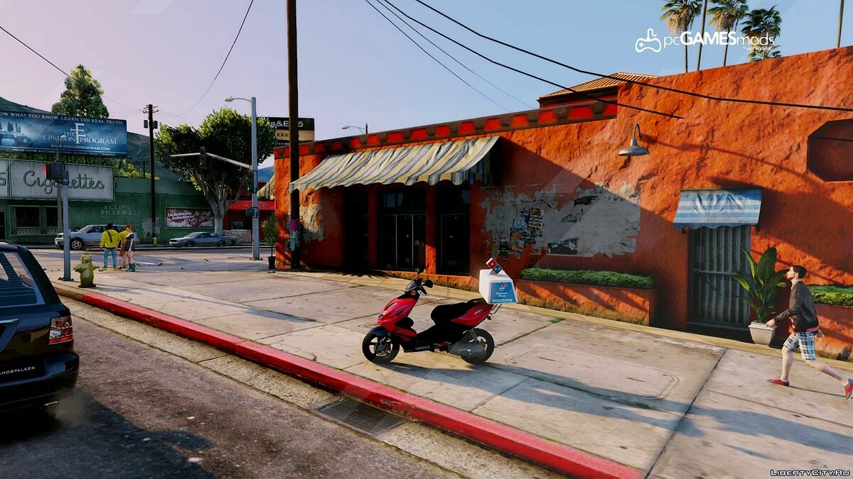 Portuguese Delivery Pizzas and Mail - Yamaha Aerox´50 [ Replace] 1.0 / GTA 5