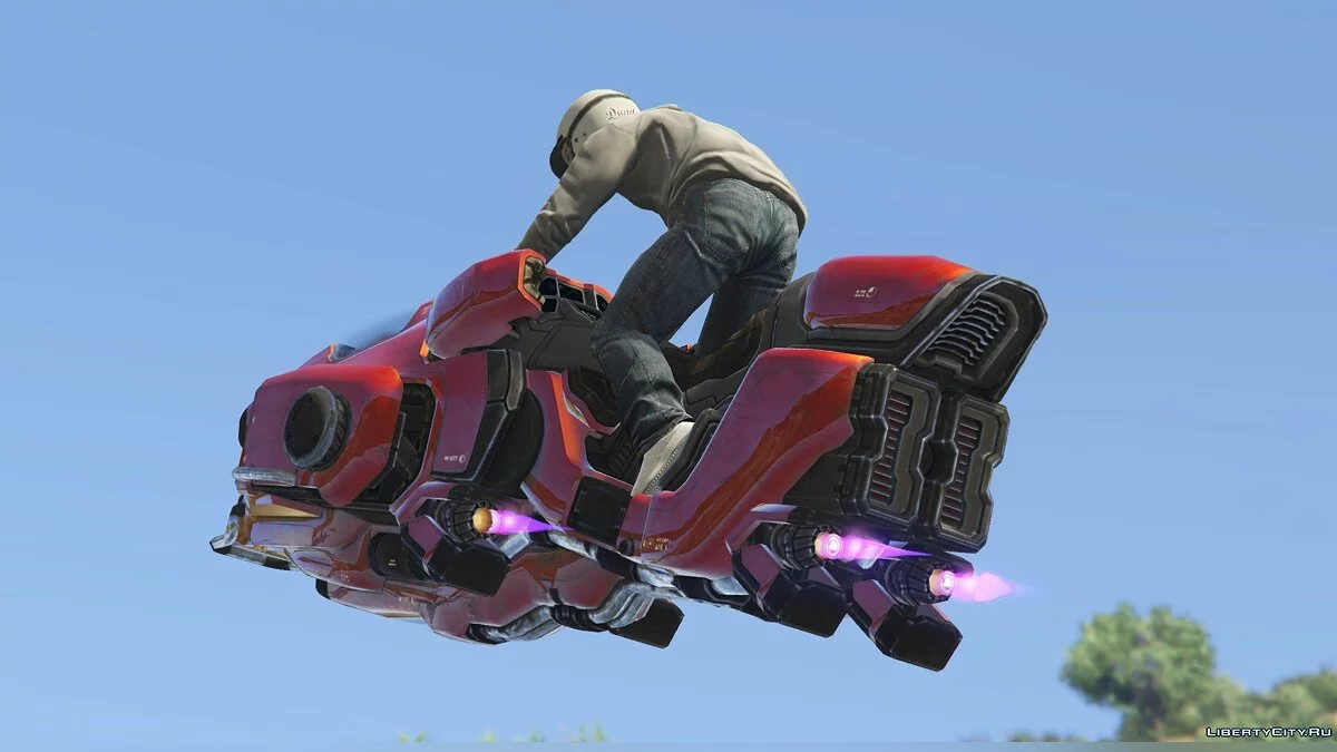Sci-Fi Hover Bike [Add-On | Livery] 1.0 / GTA 5