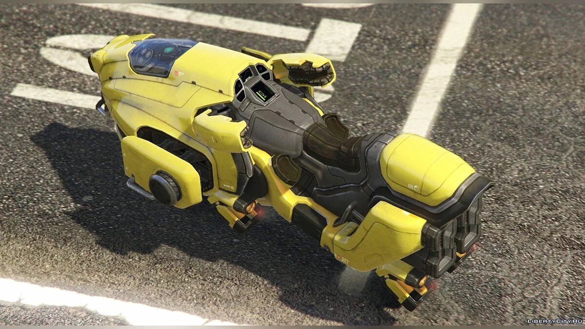 Sci-Fi Hover Bike [Add-On | Livery] 1.0 / GTA 5