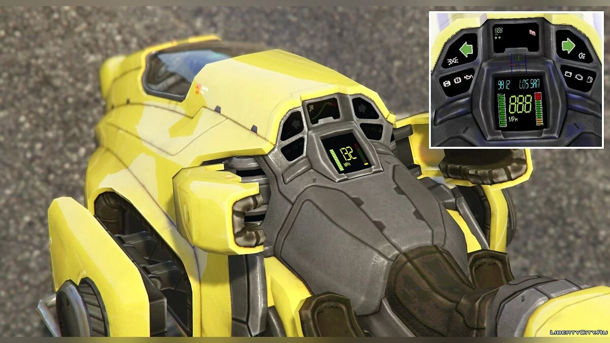 Sci-Fi Hover Bike [Add-On | Livery] 1.0 / GTA 5