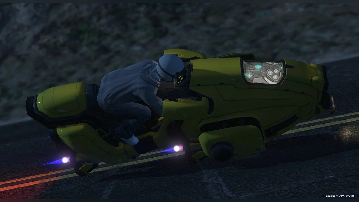 Sci-Fi Hover Bike [Add-On / Replace Test | Livery] 1.0.1 / GTA 5