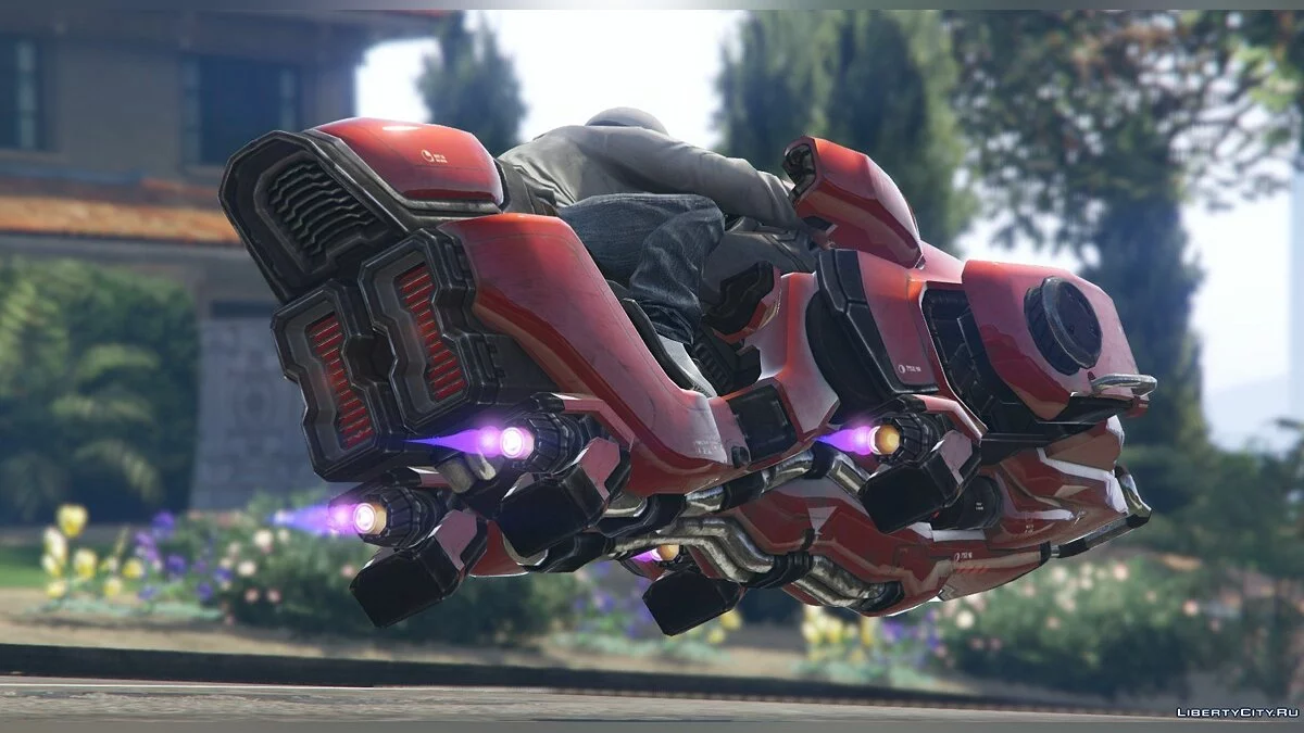 Sci-Fi Hover Bike [Add-On / Replace Test | Livery] 1.0.1 / GTA 5