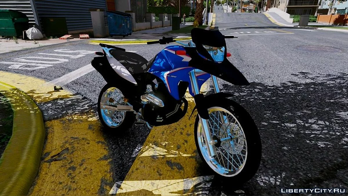 HONDA XRE 300 2015 BLUE FLEX 1.0 / GTA 5