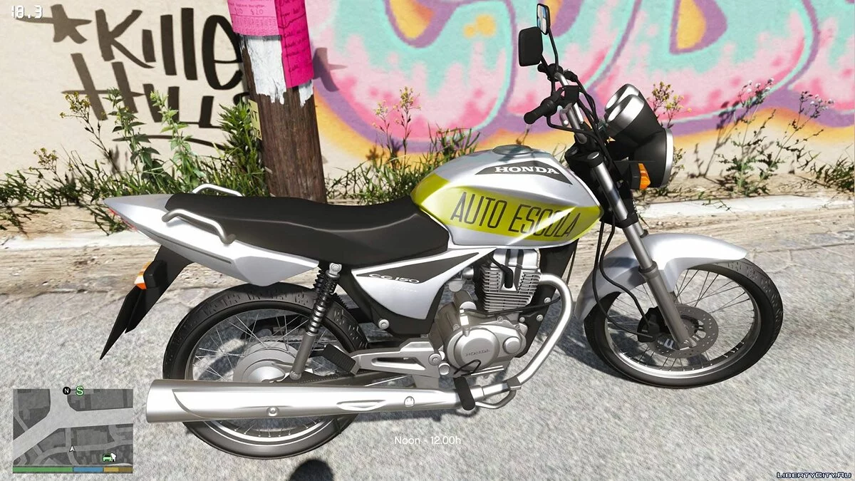 HONDA CG 150 - AUTO ESCOLA 1.0 / GTA 5