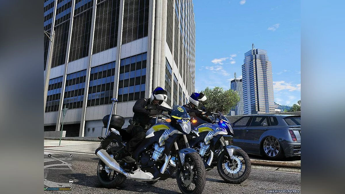 Honda CB500X POLICIA LOCAL (ELS) +TEMPLATE 1.0 / GTA 5
