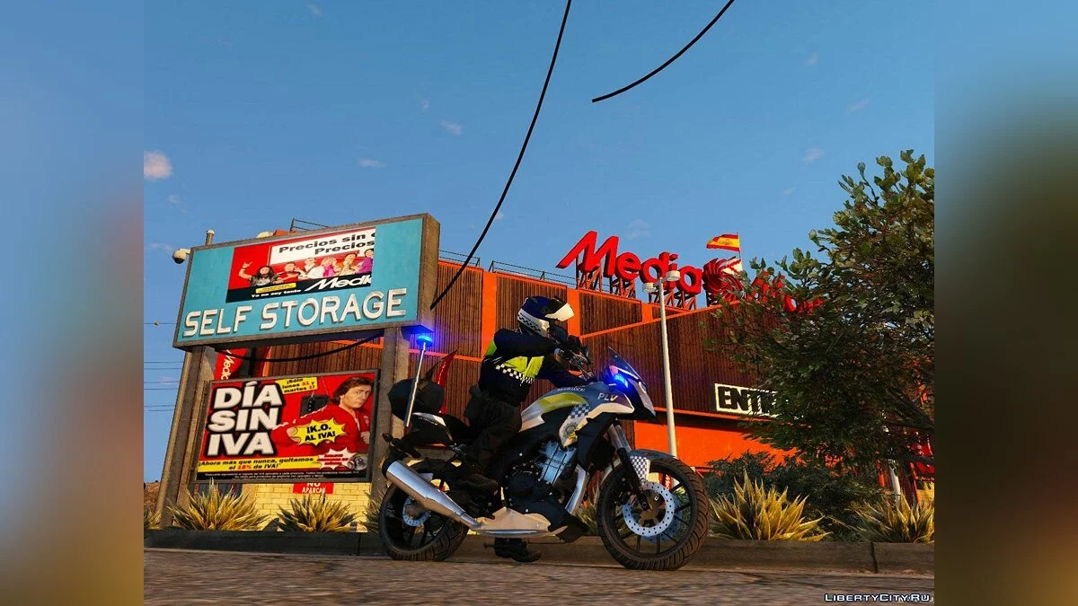 Honda CB500X POLICIA LOCAL (ELS) +TEMPLATE 1.0 / GTA 5