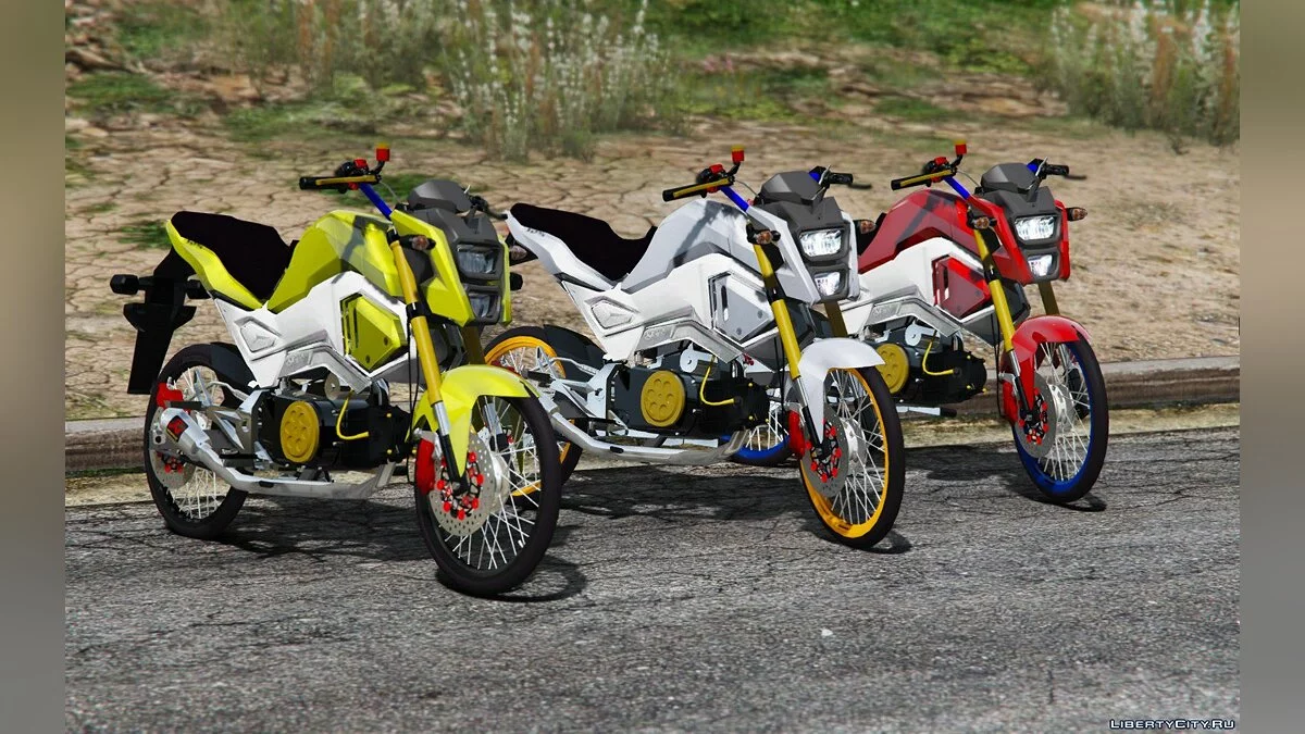 Honda Msx 125SF/Grom 125SF [ Replace | 1.0 / GTA 5