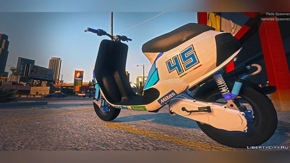 Piaggio Zip Polini [Replace / Add-On] 1.0 / GTA 5