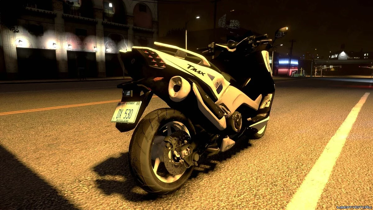 Yamaha TMAX 530 DX - Полицейский байк / GTA 5
