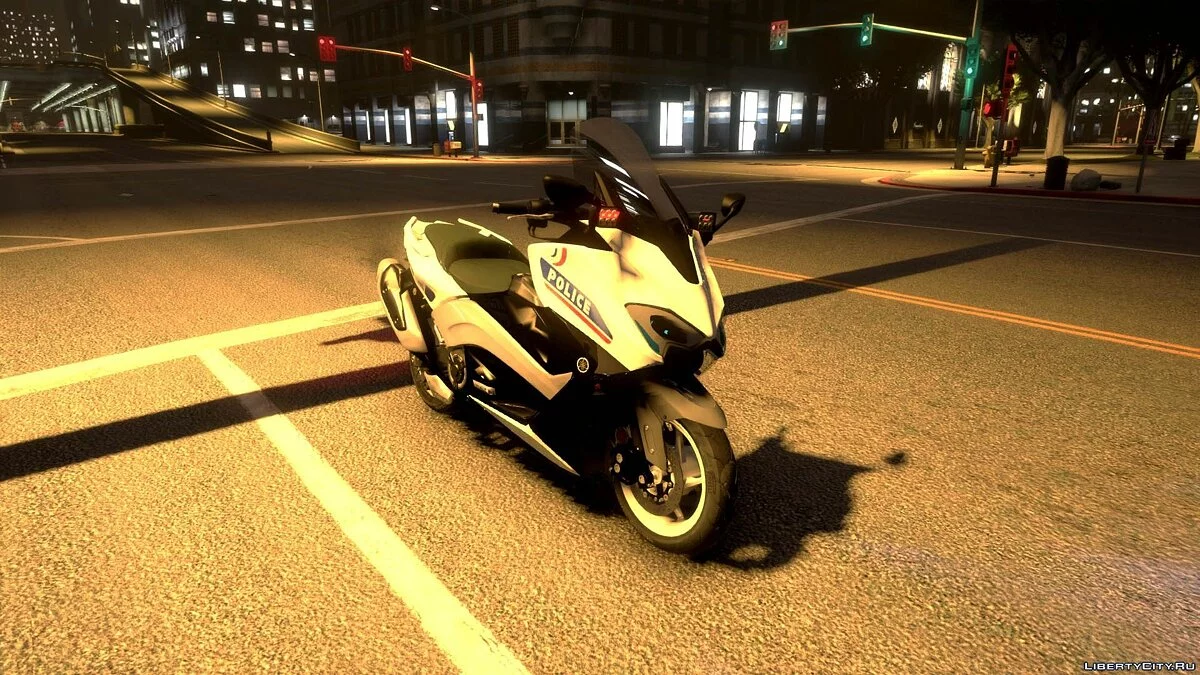 Yamaha TMAX 530 DX - Полицейский байк / GTA 5