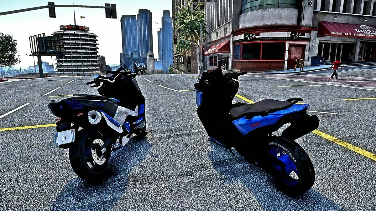 Yamaha TMAX 530 DX - Полицейский байк / GTA 5
