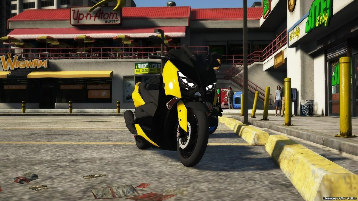 2019 Yamaha XMAX 300 [Addon/Extra Part/Realistic Handling/Unlocked/FIVEM] 1.0 / GTA 5