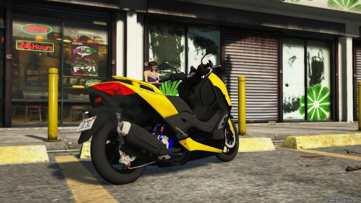 2019 Yamaha XMAX 300 [Addon/Extra Part/Realistic Handling/Unlocked/FIVEM] 1.0 / GTA 5