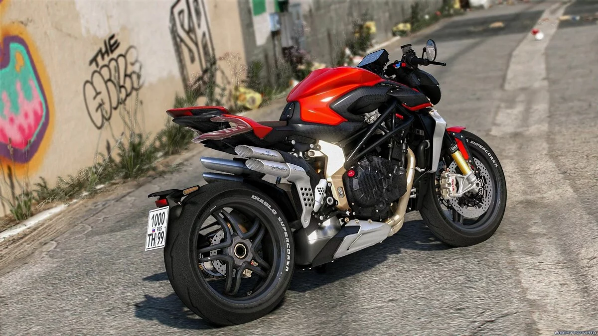 2019 MV Agusta Brutale 1000 Serie Oro v1.0 / GTA 5
