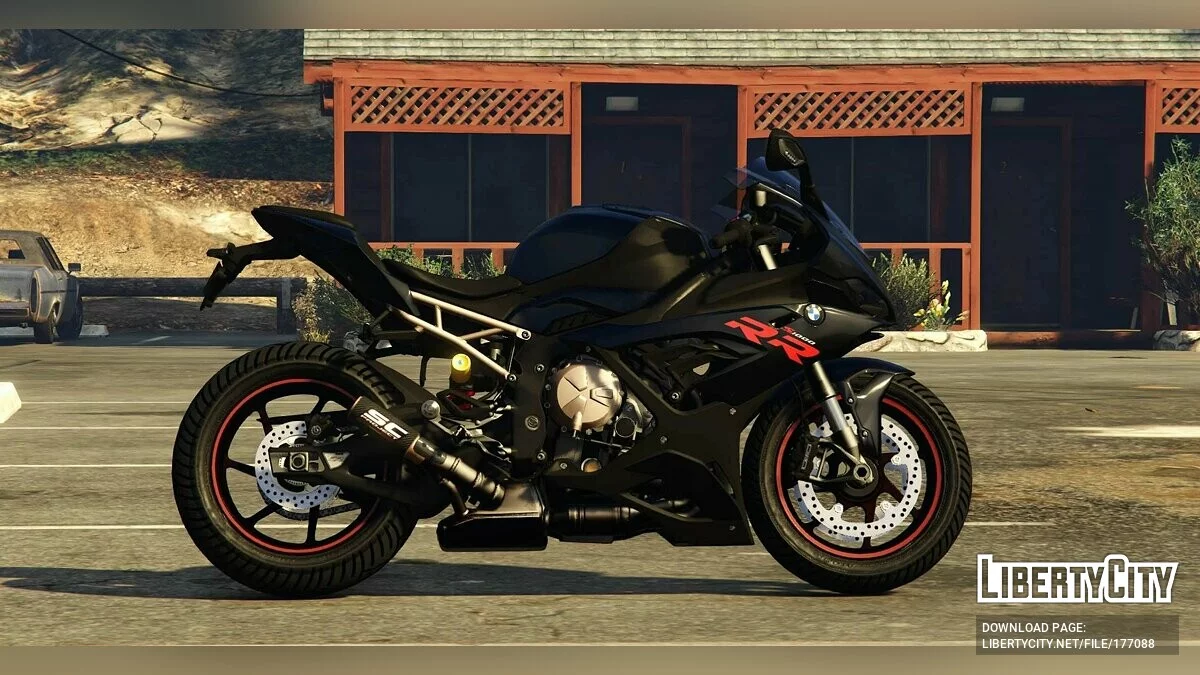 BMW S1000RR 2021 Black Livery v2.0 / GTA 5