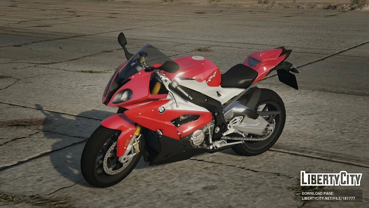 BMW S1000RR 2017 RED [Add-On] 1.0 / GTA 5