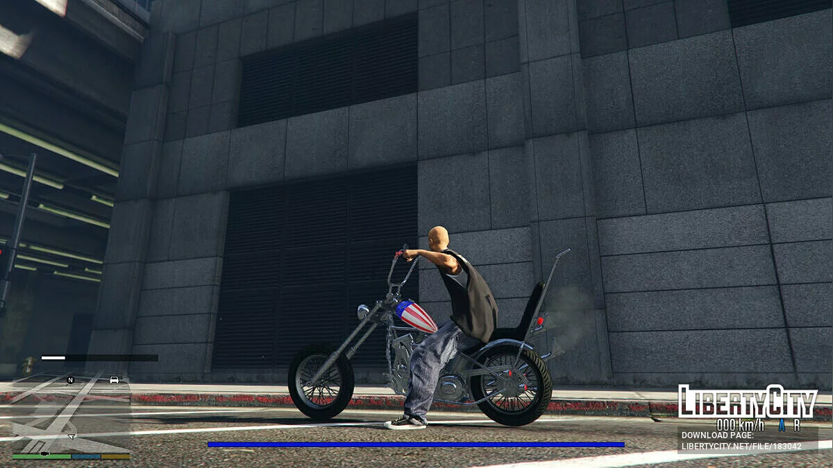 Easy Rider\'s\' \'Captain America\' bike [Add-On] 1.0 / GTA 5