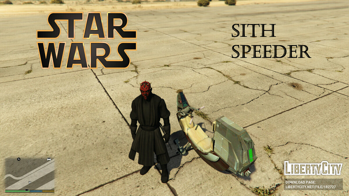 Скачать Star Wars Sith Speeder [ADD-ON] для GTA 5