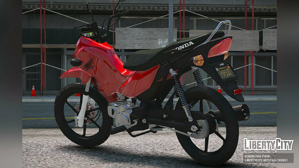 Honda Pop110i [Add-On / FiveM] 1.0 / GTA 5