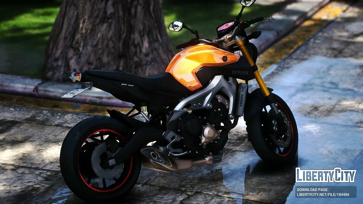 Yamaha Mt09 2015 v1.0 / GTA 5