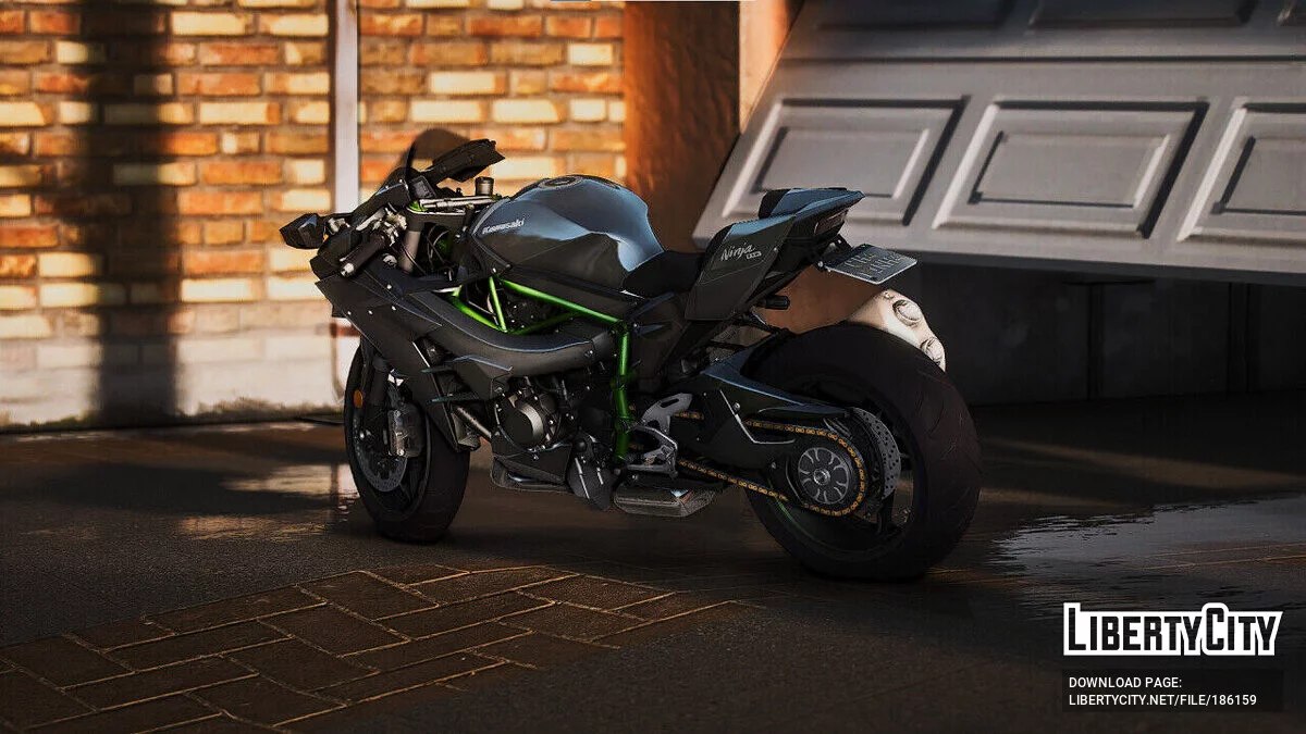 Kawasaki Ninja H2 2019 v1.0 / GTA 5