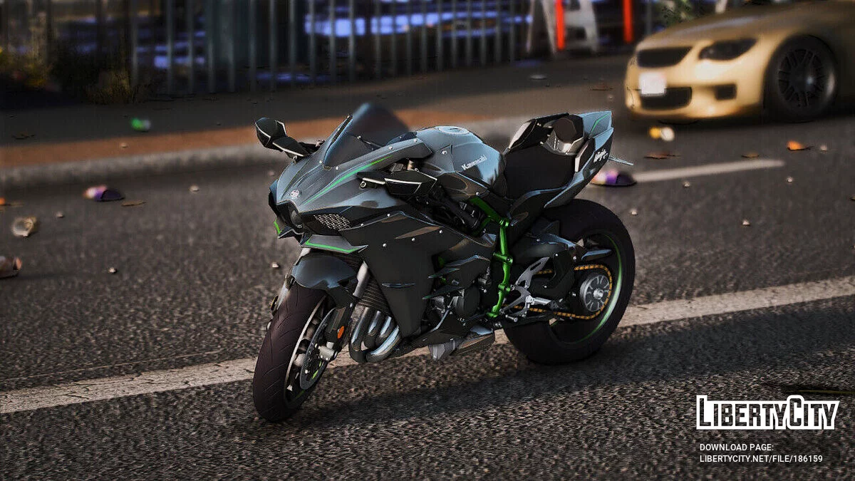 Kawasaki Ninja H2 2019 v1.0 / GTA 5