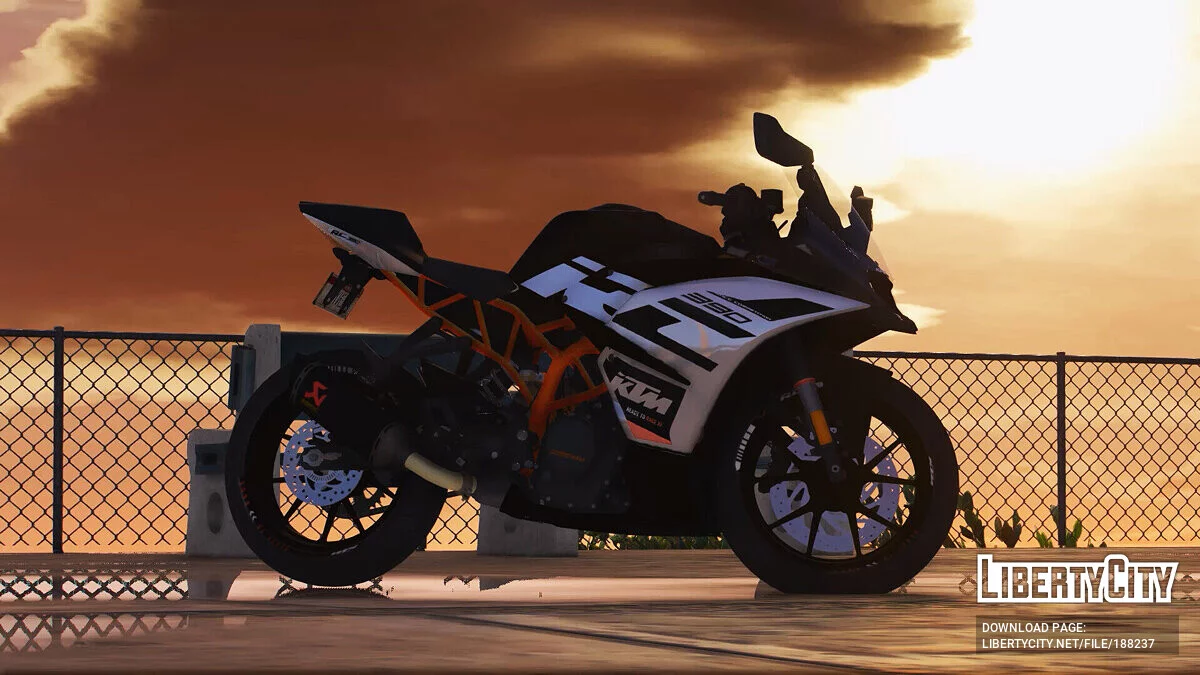 KTM RC 390 2021 BS6 (BLACK) v1.1 / GTA 5