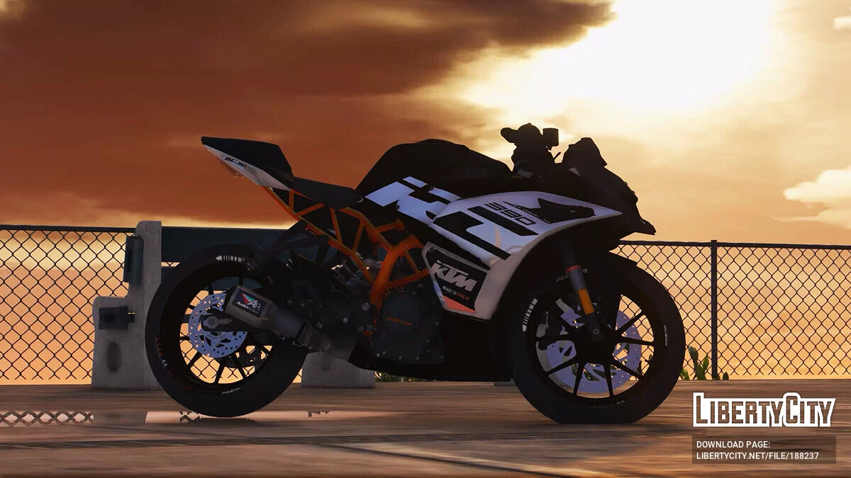 KTM RC 390 2021 BS6 (BLACK) v1.1 / GTA 5