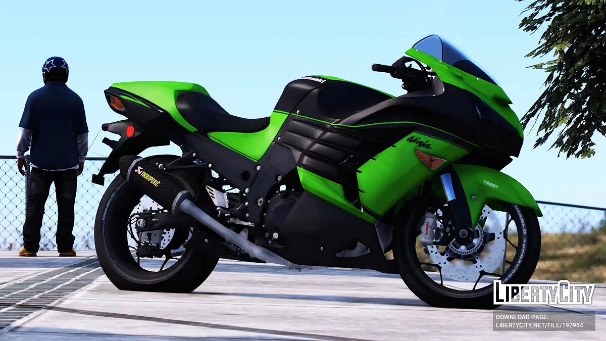 KAWASAKI NINJA ZX14R 2018 v1.0 / GTA 5